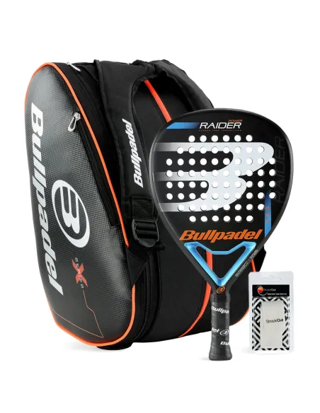 Pack Bullpadel Raider Pwr Blue Con Paletero X-Series |BULLPADEL |Packs pádel