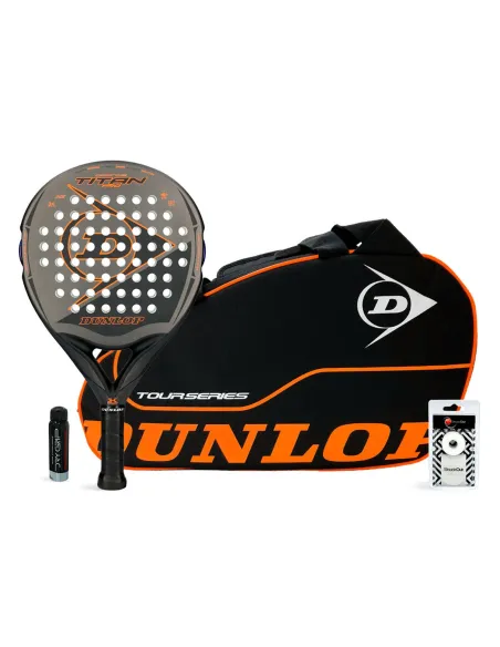 Dunlop Titan Pro Orange Pack + Bolsa de Padel Tour Series Laranja |DUNLOP |Padel packs