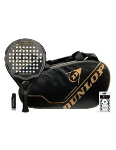 Dunlop Titan Pro Gold Pack + Bolsa de Padel Tour Carbon Gold |DUNLOP |Padel packs