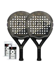 Pacote duplo Dunlop Titan Pro Gold |DUNLOP |Padel packs