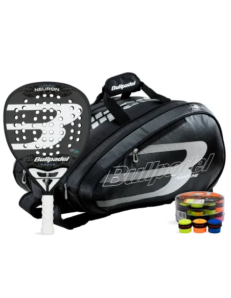 Confezione da 24 racchette Bullpadel Neuron, borsa per racchette Bullpadel Avant e 24 overgrip Cube |BULLPADEL |Pacchetti da ...