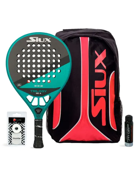 Pack Siux Trilogy Go 4 Y Mochila Siux Fusion |SIUX |Packs pádel