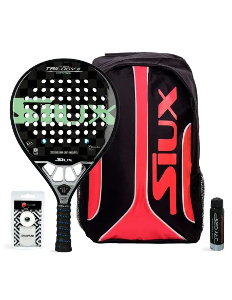 Pack Siux Trilogy Ii Control Patty Pro E Mochila Siux Fusion |SIUX |Padel packs