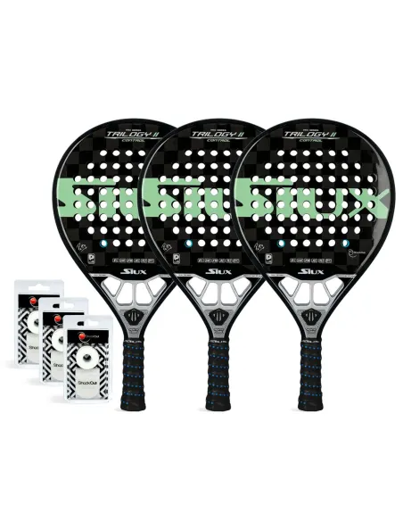 Pack Trio Siux Trilogy Ii Contrôle Patty Pro |SIUX |Packs de padel Pack Trio Siux Trilogy Ii Contrôle Patty Pro |SIUX |Packs de padel