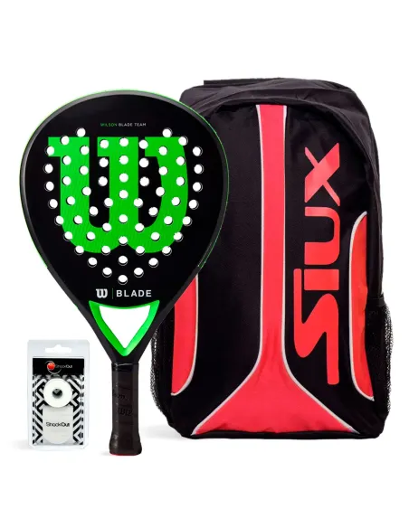 Pack Wilson Blade Team V2 Black Y Mochila Siux Fusion |WILSON |Packs pádel