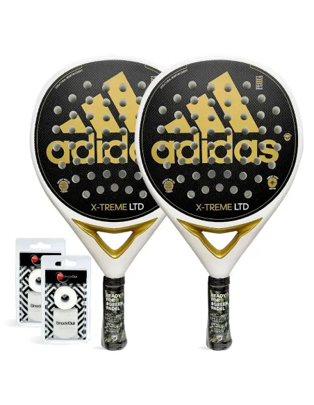 Pack Duo Adidas X-Treme White/Gold |ADIDAS |Pacchetti da padel