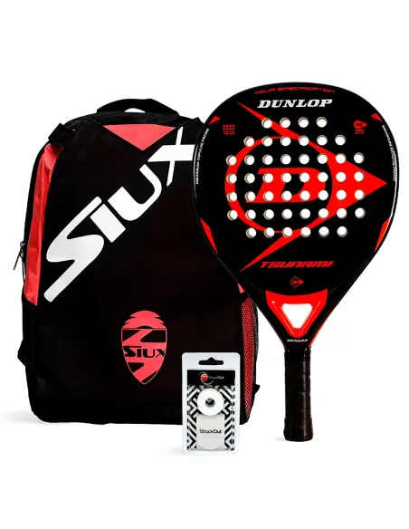 Pack Dunlop Tsunami Red Mochila Siux Mini |DUNLOP |Padel packs