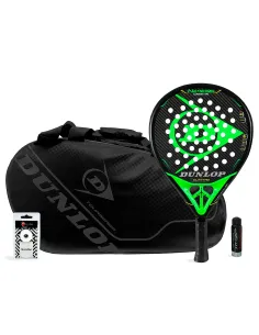 Pack Dunlop Nemesis Carbon Ctrl Intro Carbon Black |DUNLOP |Pacchetti da padel