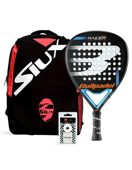 Pack Bullpadel Raider Power Blue Mochila Siux Mini | |Packs pádel