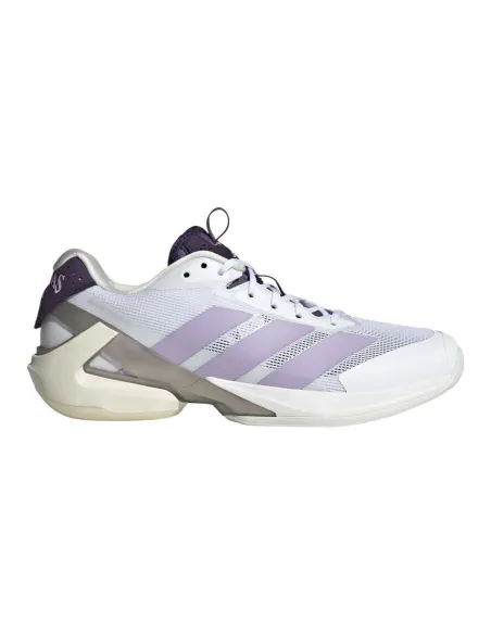 Adidas Adizero Ubersonic 5 Bianco/Viola Donna JQ6351 |Adidas BM SportTech |Scarpe da padel