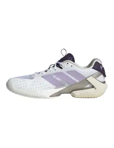 Adidas Adizero Ubersonic 5 Nm Blanco/Violeta Mujer Jq6351 |Adidas BM SportTech |Zapatillas de pádel 2