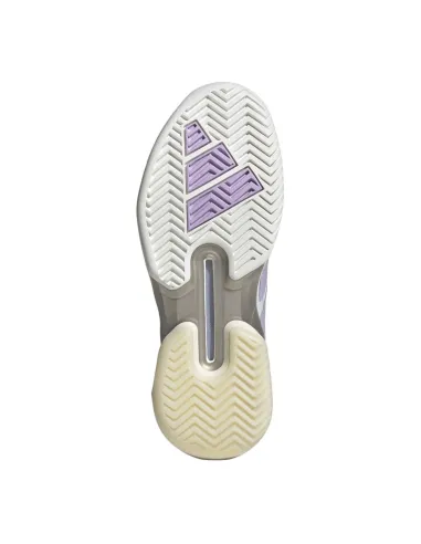 Adidas Adizero Ubersonic 5 Blanc/Violet Femme JQ6351 |Adidas BM SportTech |Chaussures de padel