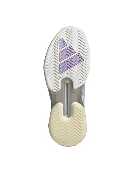 Adidas Adizero Ubersonic 5 Bianco/Viola Donna JQ6351 |Adidas BM SportTech |Scarpe da padel