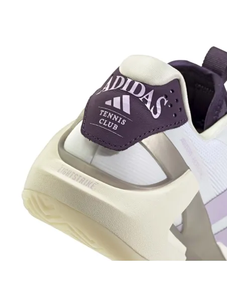 Adidas Adizero Ubersonic 5 Bianco/Viola Donna JQ6351 |Adidas BM SportTech |Scarpe da padel
