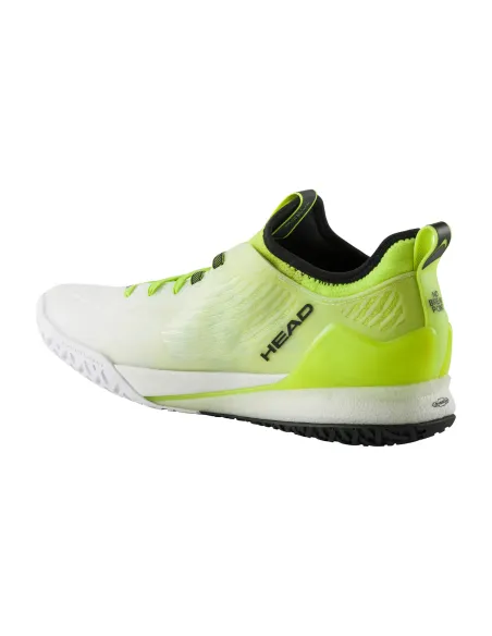 Head Endure Pro Boa Clay Homme Blanc/Jaune 273015 |HEAD |Chaussures de padel