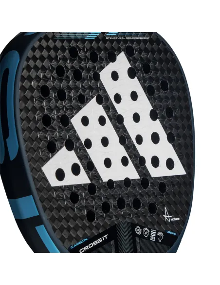Adidas Cross IT Carbon Blue par Maxi Arce |ADIDAS |Raquettes de padel