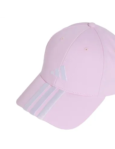 Boné Adidas New Logo 3 Bandas Unissex Rosa |ADIDAS |Acessórios de remo