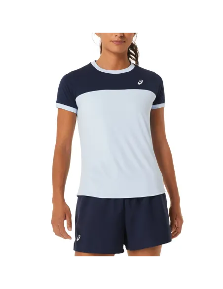T-SHIRT DE MULHER Asics Court SS TOP 2042A262 |ASICS |Roupas de remo ASICS