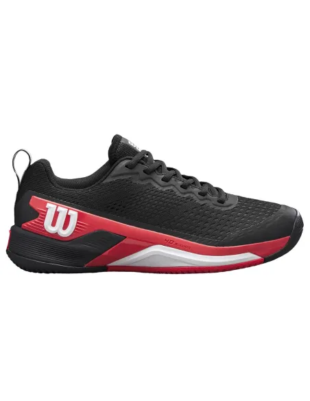 Wilson Rush Pro 4.5 All Court Black/Red Wrs334330 |WILSON |WILSON padel shoes Wilson Rush Pro 4.5 All Court Black/Red Wrs334330 |WILSON |WILSON padel shoes