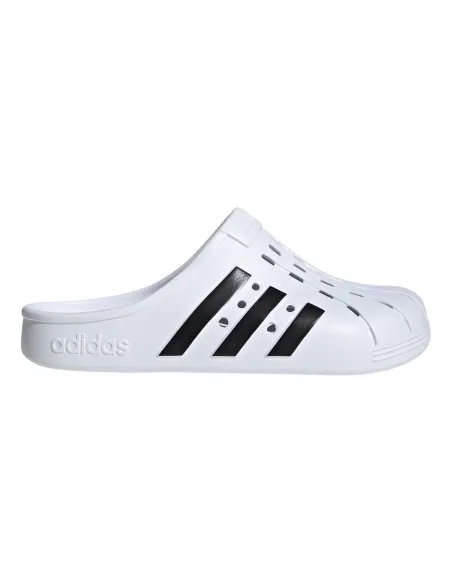 Tongs Adidas Adilette Clog blanches unisexes FY8970 |Adidas BM SportTech |Chaussures de padel