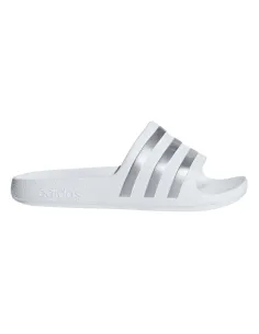 Chinelo Adidas Adilette Aqua K Branco/Prata JÚNIOR F35555 |ADIDAS |Sapatilhas de padel