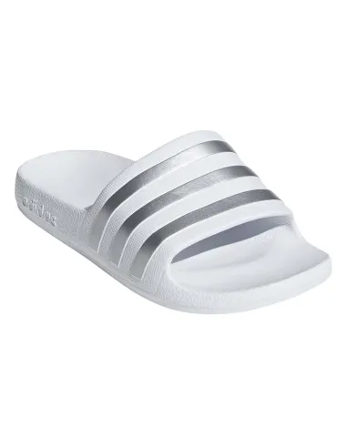 Adidas Adilette Aqua K White/Silver JUNIOR Flip Flops F35555 |ADIDAS |Padel shoes