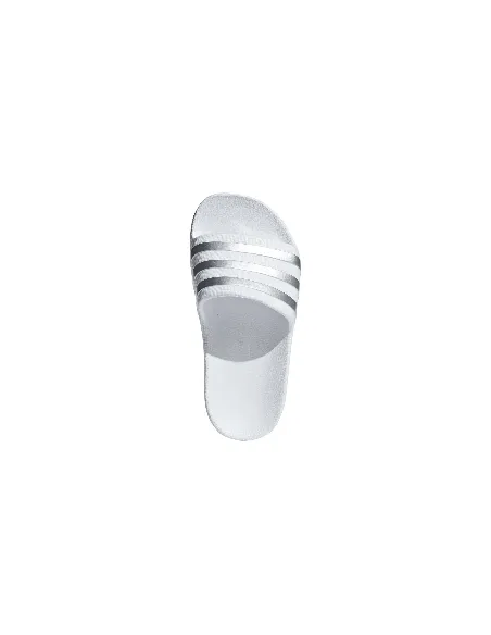 Chinelo Adidas Adilette Aqua K Branco/Prata JÚNIOR F35555 |ADIDAS |Sapatilhas de padel