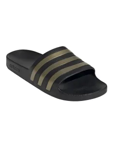 Chinelo Adidas Adilette Aqua Preto/Dourado UNISSEX EG1758 |Adidas BM SportTech |Sapatilhas de padel 2