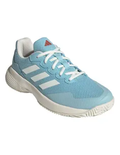 Adidas Gamecourt 2 Bleu Femme ID1493 |Adidas BM SportTech |Chaussures de padel 2