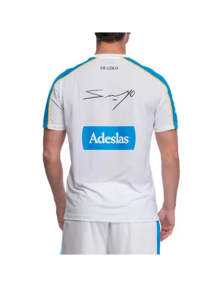 CAMISETA SIUX DIABLO SANYO OFFICIAL WHITE |SIUX |Padel clothing