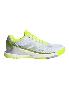 Adidas Crazyquick LS Padel Bianco/Lime Donna JR9325 |Adidas BM SportTech |Scarpe da padel