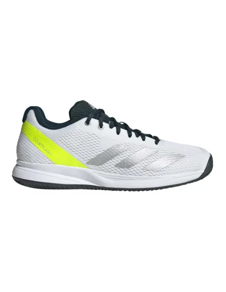 Adidas Courtflash Speed 2 Blanc/Vert citron JP7309 |Adidas BM SportTech |Chaussures de padel