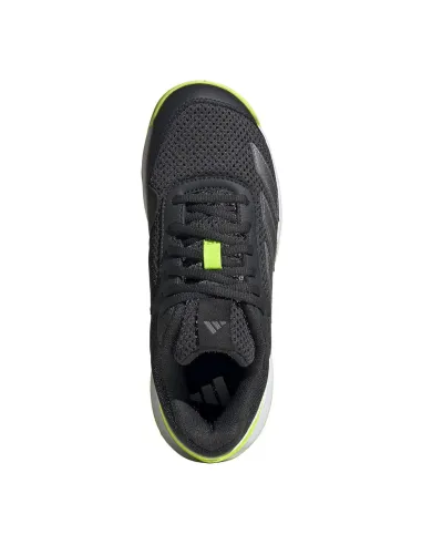 Adidas Courtflash Noir Junior JI2449 | |Chaussures de padel