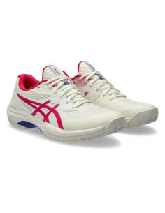 Asics Game FF Clay/OC Blanc/Rose Femme 1042A282 |ASICS |Chaussures de padel 2