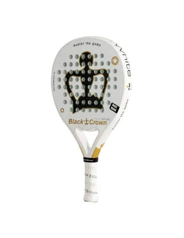 Black Crown Piton Blanc 2025 |BLACK CROWN |Raquettes de padel