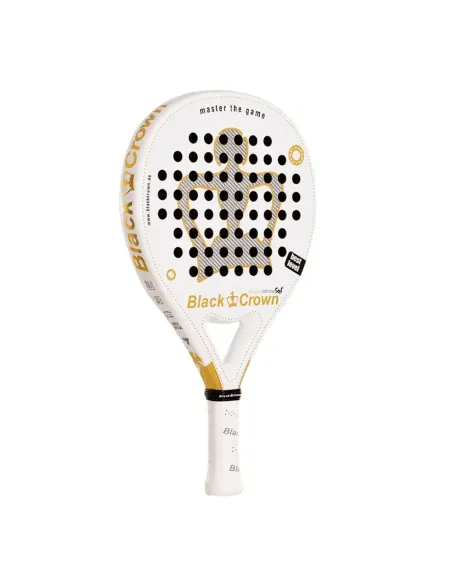 Coroa Preta Piton Branco Macio 2025 |BLACK CROWN |Raquetes de padel