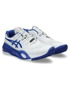 Asics Gel-resolution X Clay 1041A485 101 BLANC BLEU |ASICS |Chaussures de padel 2