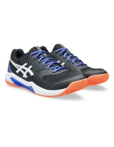 Asics Gel-dedicate 8 Padel PRETO/AZUL/LARANJA 1041A414 |ASICS |Sapatilhas de padel