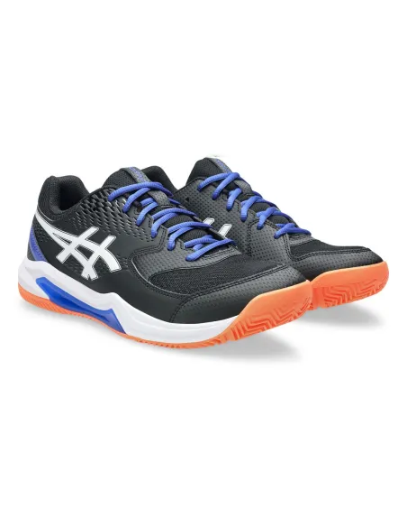 Asics Gel-dedicate 8 Padel BLACK/BLUE/ORANGE 1041A414 |ASICS |Padel shoes