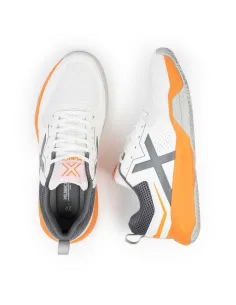 Munich Focus 03 Branco/Laranja 8931003 |MUNICH |Sapatilhas de padel 2