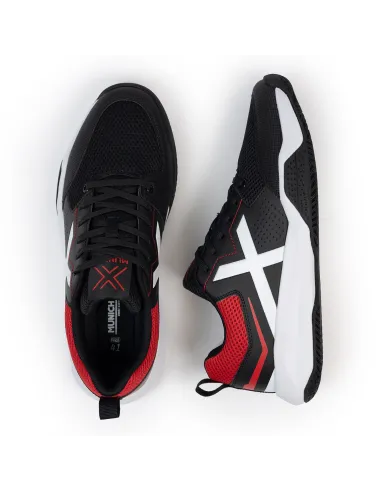 Munich Focus 02 Black/Red 8931002 |MUNICH |Padel shoes