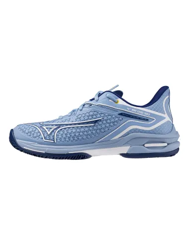 Mizuno Wave Exceed Tour 6 CC Bleu Femme 61Gc2475 |MIZUNO |Chaussures de padel