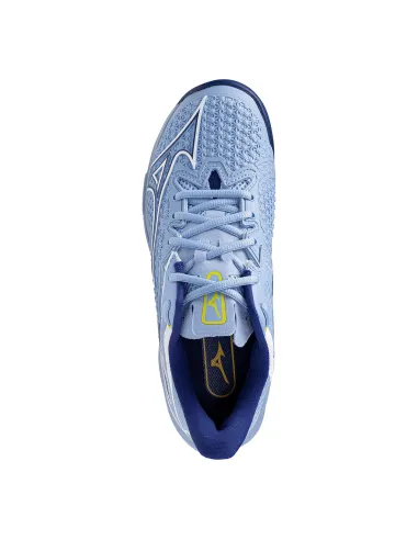 Mizuno Wave Exceed Tour 6 CC Bleu Femme 61Gc2475 |MIZUNO |Chaussures de padel