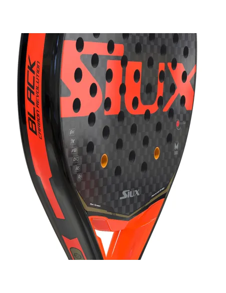 Siux Black Carbon Revolution 2 Red |SIUX |Siux Padel Rackets