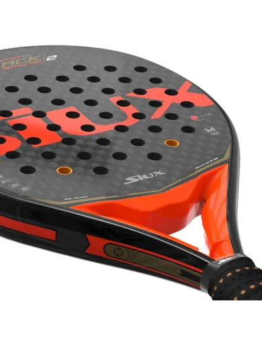 Siux Black Carbon Revolution 2 Rojo |SIUX |Raquetes de padel Siux