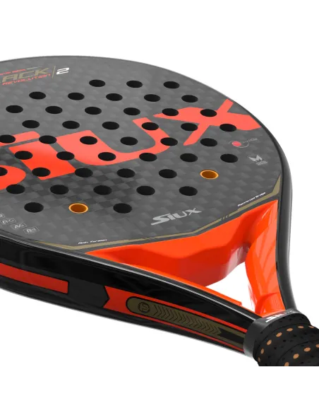 Siux Black Carbon Revolution 2 Rojo |SIUX |Raquetes de padel Siux Siux Black Carbon Revolution 2 Rojo |SIUX |Raquetes de padel Siux