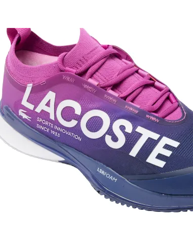 Lacoste Ag-Lt Lite Clay 49Sma0141 Rose |LACOSTE |Chaussures de padel