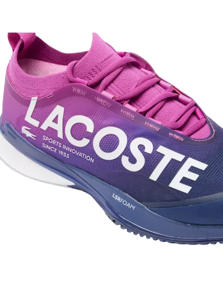 Lacoste Ag-Lt Lite Clay 49Sma0141 Rose |LACOSTE |Chaussures de padel