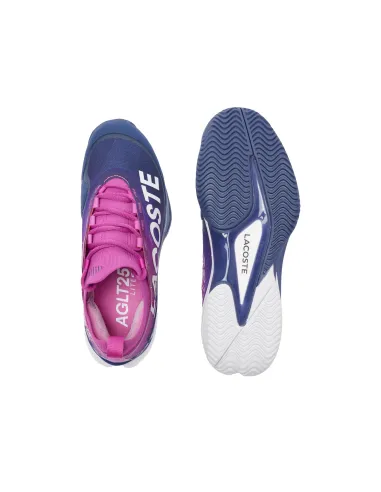 Lacoste Ag-Lt Lite Clay 49Sma0141 Rose |LACOSTE |Chaussures de padel