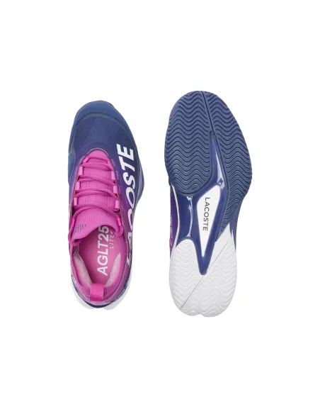 Lacoste Ag-Lt Lite Clay 49Sma0141 Rose |LACOSTE |Chaussures de padel